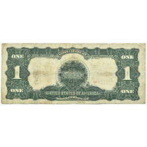 USA, $1 1899, Serie V, Silber Zertifikat, Großformat