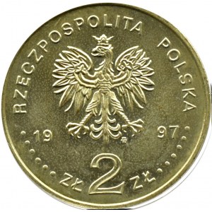 Polsko, III RP, 2 zloté 1997, P. Strzelecki, Varšava, UNC