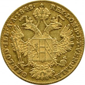 Austria, Ferdinand I Habsburg, ducat 1842 A, Vienna