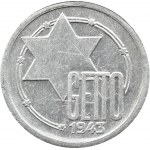 Ghetto Lodz, 10 Mark 1943, Aluminium, Sorte 8/3, Zertifikat 016/2023