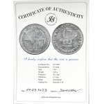 Ghetto Lodz, 10 marks 1943, aluminum, variety 5/4, certificate 017/2023
