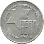 Getto Łódź, 5 marek 1943, aluminium, odm. 1/1, certyfikat 010/2023