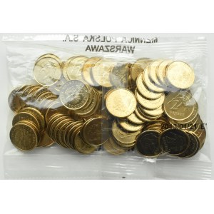 Poland, Third Republic, 2 pennies 2013, Warsaw, bank bag
