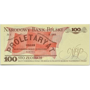 Polsko, PRL, L. Waryński, 100 zlotých 1979, série GW, Varšava, UNC