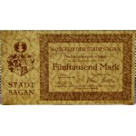 Sagan/Zagan, 5,000 marks 1923, Ungultig - invalidated
