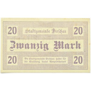 Dirschau/Tczew, 20 marek 1918, UNC