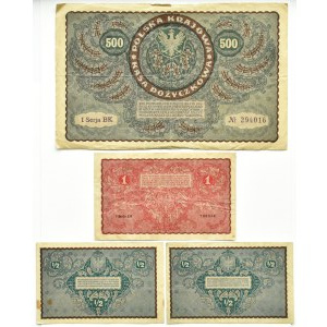 Polska, II RP, lot 1/2-500 marek 1919, Warszawa