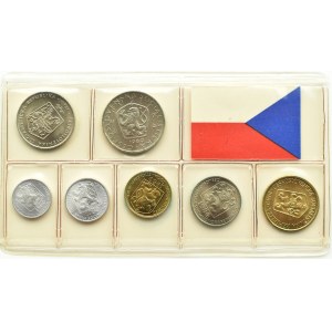 Czechosłowacja, lot monet 1980, UNC
