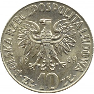 Polen, PRL, 10 Zloty 1969, M. Kopernik, Warschau, UNC