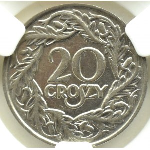 Poland, Second Republic, 20 groszy 1923, Warsaw, GIBON MS61