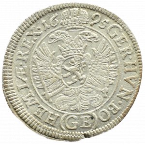 Austria, Leopold I, 3 krajcary 1695 GE, Praga