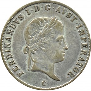 Austria, Ferdynand I, 20 kreuzer (krajcar) 1835 C, Praga