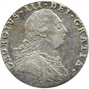 Velká Británie, George III, 6 pencí (1/2 šilinku) 1787, Londýn