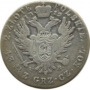 Aleksander I, 2 złote 1819 I.B., Warszawa