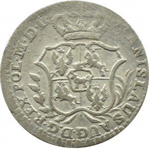 Stanisław A. Poniatowski, 2 silver pennies (half gold) 1766 F.S., Warsaw