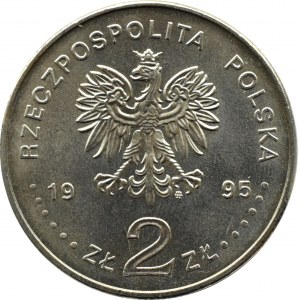 Poland, Third Republic, 2 zloty 1995, Katyn, Miednoye, Kharkiv, Warsaw, UNC