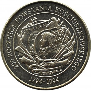 Polsko, III RP, 20000 PLN 1994, Kościuszkovo povstání, Varšava