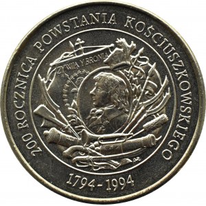 Polen, III RP, PLN 20000 1994, Kościuszko-Aufstand, Warschau