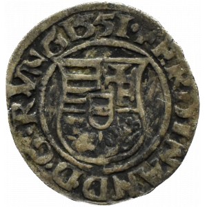 Hungary, Ferdinand I Habsburg, denarius 1551, Kremnica