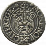 Sigismund III Vasa, half-track 1620, Riga, keys