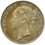 Wielka Brytania, Wiktoria, 1/2 korony 1882, Londyn