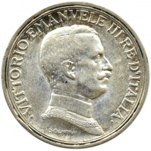 Włochy, Vittorio Emanuele III, 2 liry 1914 R, Rzym