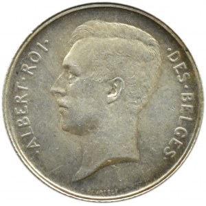 Belgie, Albert, 1 frank 1910, Brusel, francouzská legenda