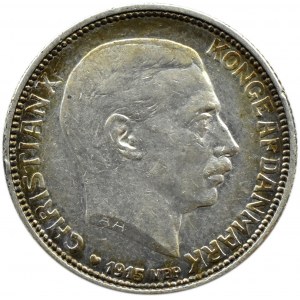 Dänemark, Christian X, 1 Krone 1915 VBP, Kopenhagen