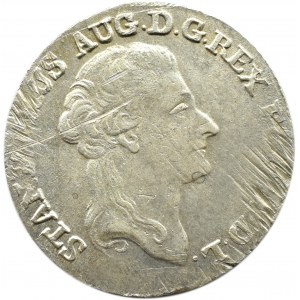Stanislaw A. Poniatowski, 4 silver pennies (zloty) 1791 E.B., Warsaw