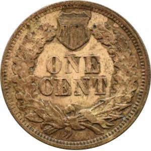 USA, Indianerkopf, Cent 1864, Philadelphia