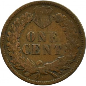 USA, Indian Head, cent 1874, Philadelphia