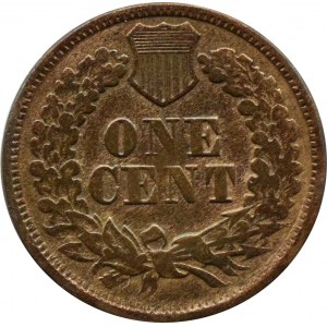 USA, Indian Head, cent 1865, Philadelphia