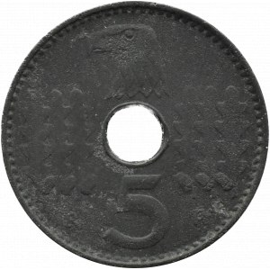 Německo, Třetí říše, 5 Reichspfennig 1940 A, Berlín vzácné