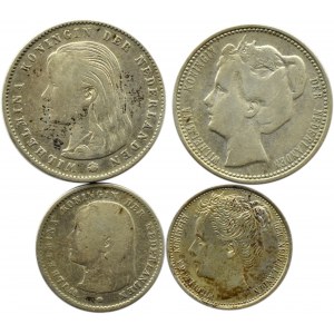 Netherlands, Wilhelmina, 10-25 cent 1895-1903, Utrecht