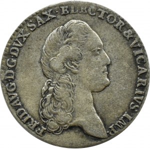 Germany, Saxony, Frederick August I Vettin, Vicarage bicrosh (1/12 thaler) 1790 IC, Dresden
