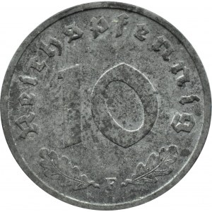 West Germany, 10 pfennig 1947 F, Stuttgart, rare