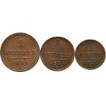 Austria, Franciszek Józef I, lot 1/4-1 kreuzer (krajcar) 1851 A, Wiedeń