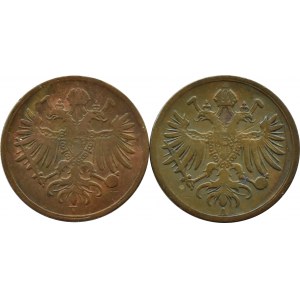 Rakousko/Benátky, Lot 1 soldo 1862, Vídeň/Benátky