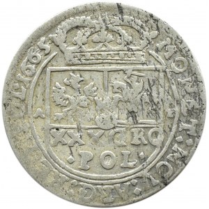 John II Casimir, gold (tymf) 1665 AT, Bydgoszcz