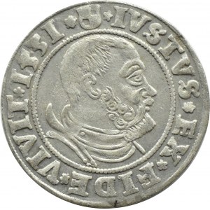 Ducal Prussia, Albrecht, Prussian penny 1531, Königsberg