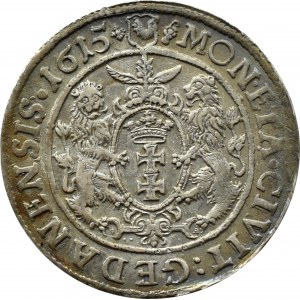 Sigismund III Vasa, ort 1615, Gdansk, type II, MON-ETA, BEAUTIFUL
