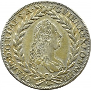 Austria, Franciszek, 20 krajcarów 1764 B, Kremnica, PIĘKNE