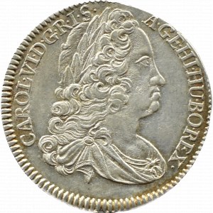 Austria, Charles VI, 1/4 thaler 1740, Hall, UNC