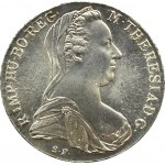 Rakousko, Marie Terezie, tolar 1780, nová ražba, UNC