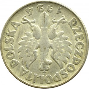 Poland, Second Republic, Spikes, 2 zloty 1924, reverse, Philadelphia