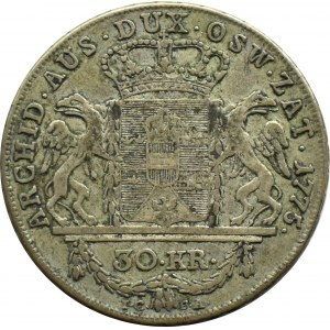Austrian partition - Galicia, Maria Theresa, 30 krajcars (two-zloty) 1775, Vienna