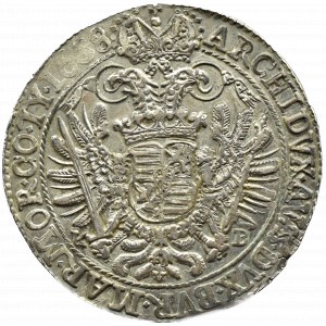 Rakousko, Ferdinand II Habsburský, tolar 1658 KB V, Kremnica