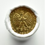 Poland, Third Republic, 5 groszy 1992, NBP bank roll, Warsaw