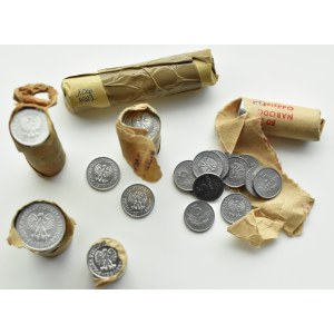 Poland, communist Poland, started bank rolls NBP pennies 1972-1984, Warsaw