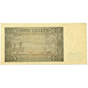 Polsko, RP, 2 zloté 1948, série U, Varšava